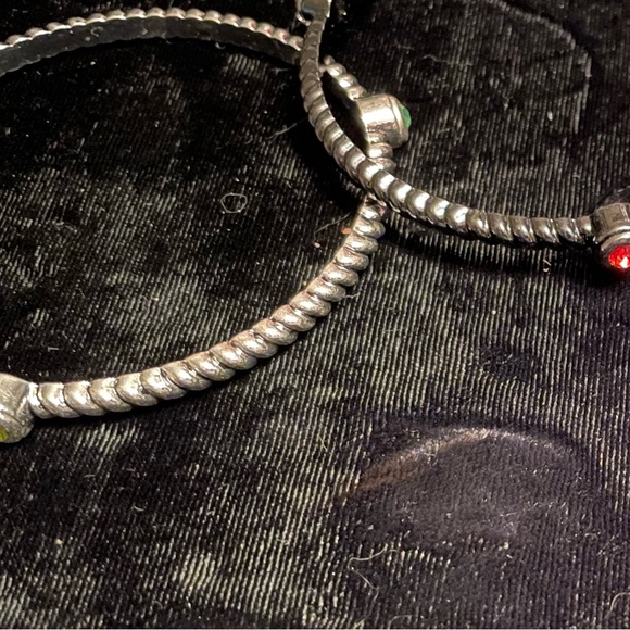 Jolee Necklace/Bracelets Black & Silvertone Includes Magnetic Stones Versatile! - Picture 4 of 5